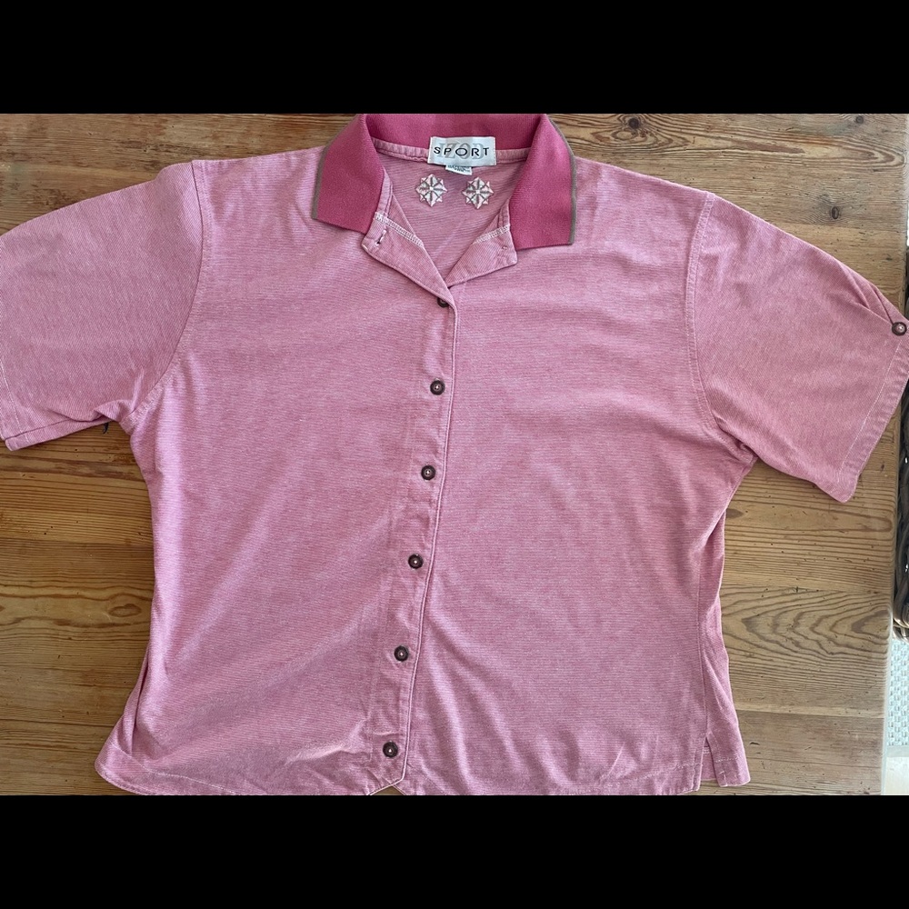 Vintage 90s IZOD shirt with embroidery